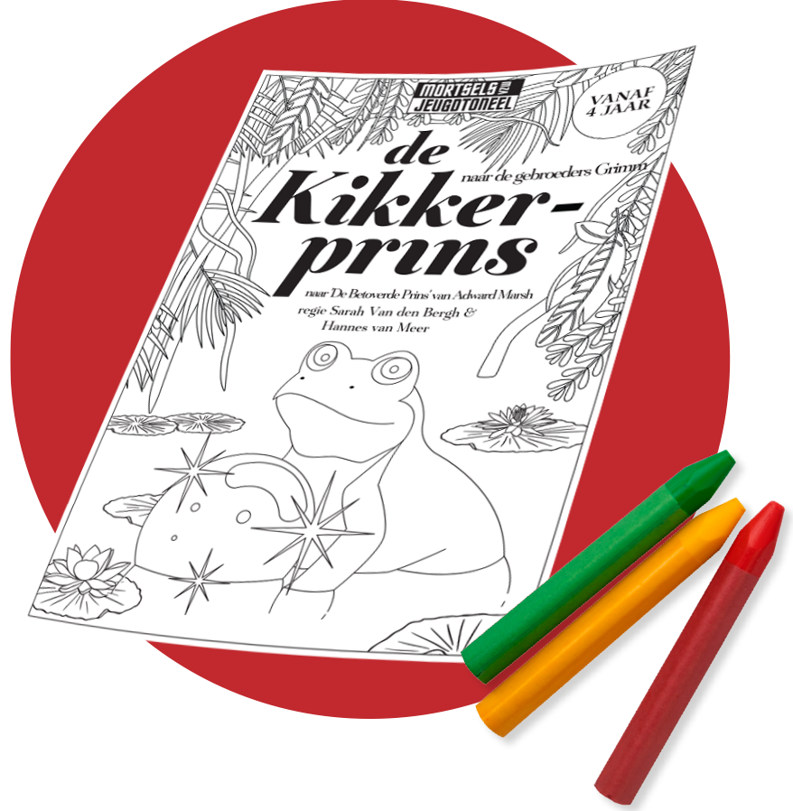 INKLEURTEKENING DE KIKKERPRINS Inkleurtekening De Sneeuwkoningin